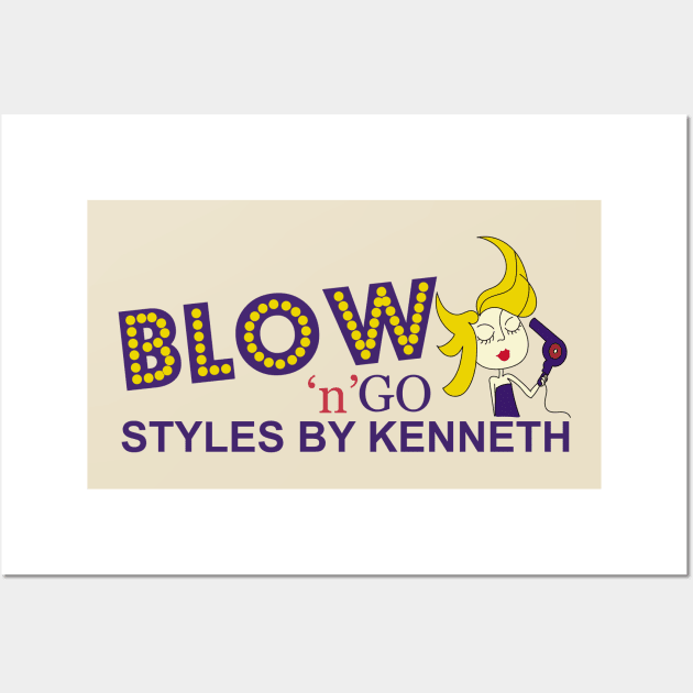 Blow 'n' Go - Styles By Kenneth Wall Art by Meta Cortex